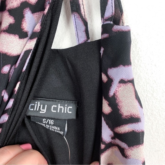 NWT City Chic Women’s Halter Maxi Dress Sz S/16 - Picture 7 of 11